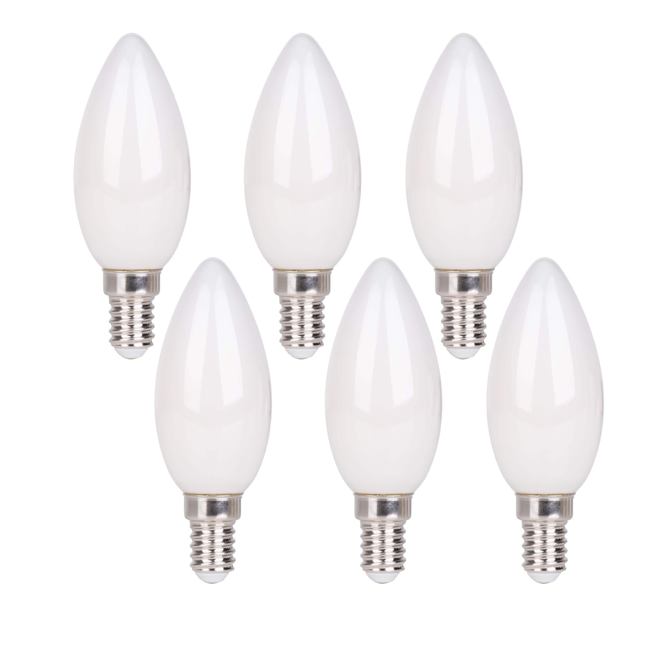N&auml;ve 6er-Set LED Leuchtmittel "DAFFY" H: 10,2cm warmwei&szlig; 