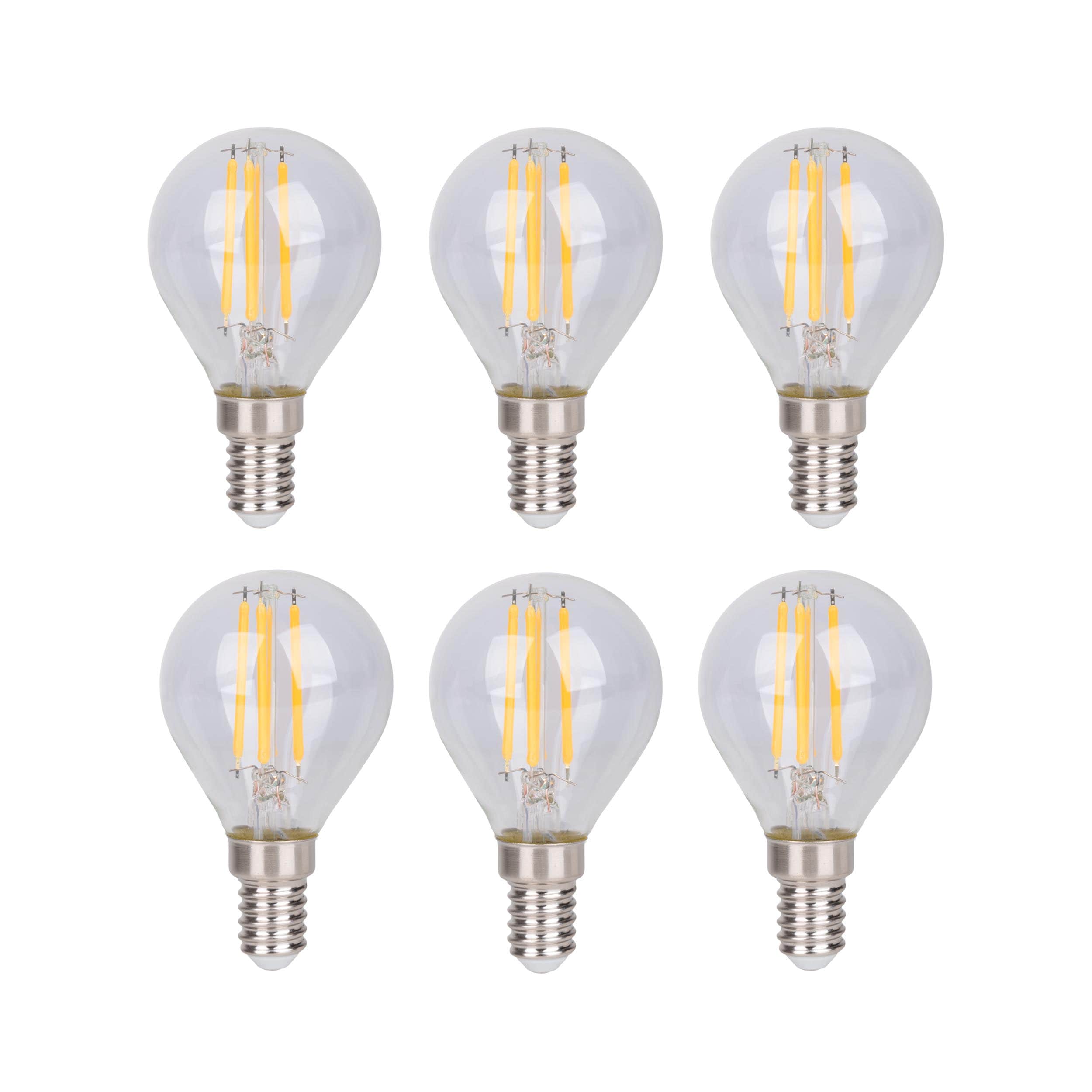 N&auml;ve 6er-Set LED Leuchtmittel "DAFFY" H: 7,8cm warmwei&szlig; 