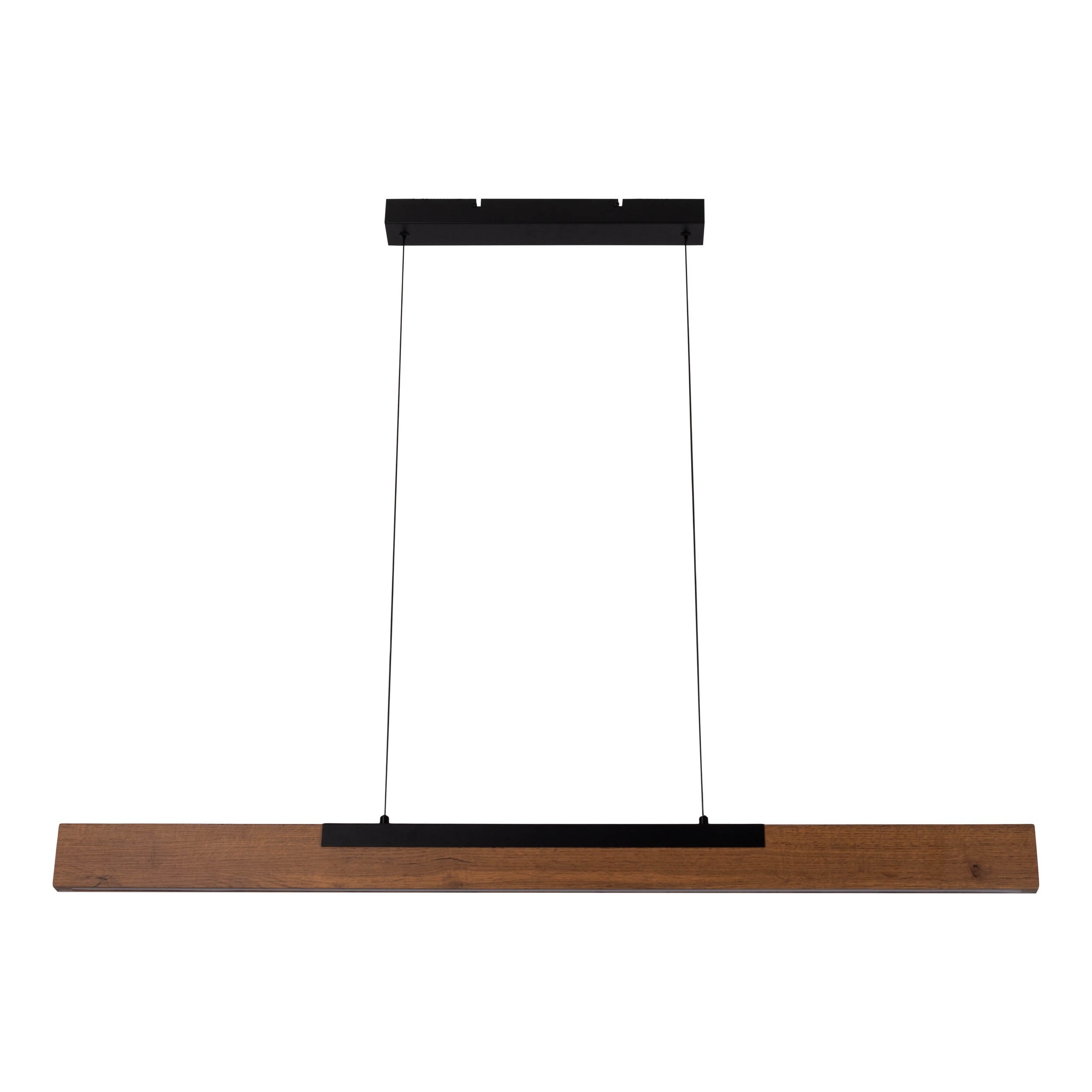 N&auml;ve LED Pendelleuchte "WILMA" L: 122cm braun/schwarz 