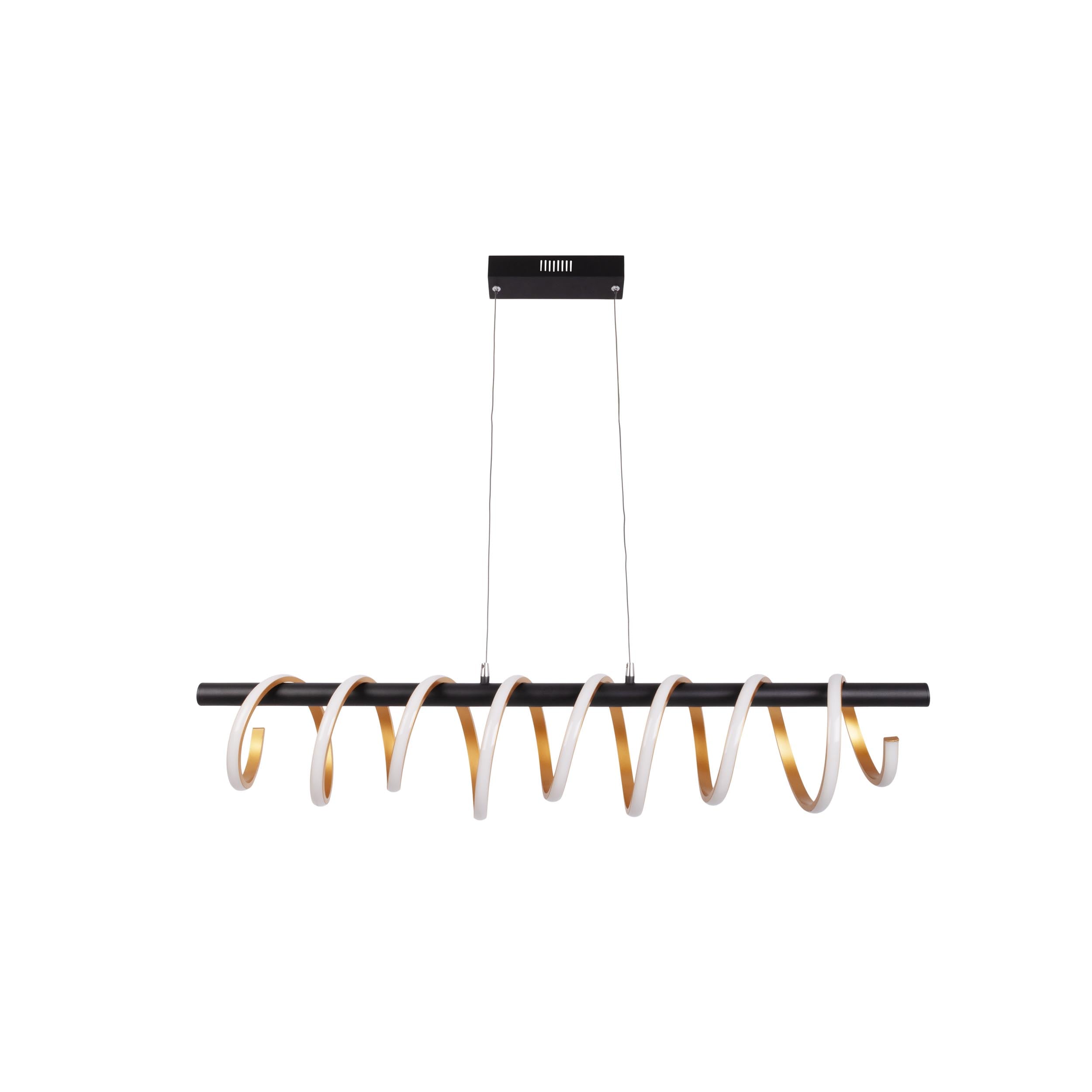 N&auml;ve LED Pendelleuchte "BELLEZA" L: 100cm gold 