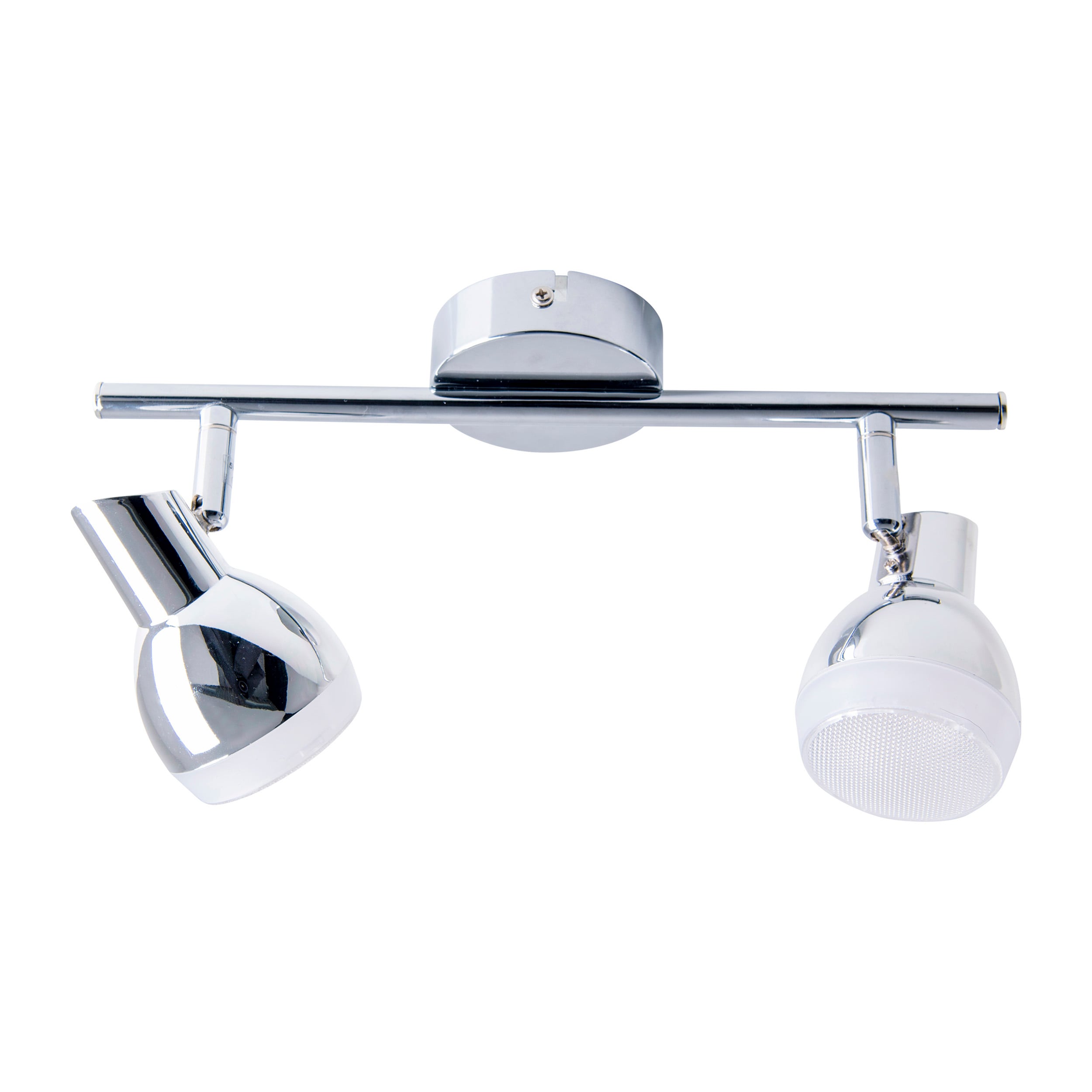 N&auml;ve 2er LED Wand-/Deckenschiene "CHROMEY" L:30cm 