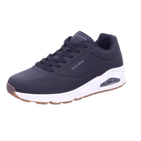 Skechers 52458 BLK UNO - STAND ON AIR Schwarz Shoes Gr. 44 