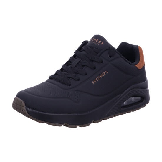 Skechers 183004 BBK UNO - SUITED ON AIR Schwarz Shoes Gr. 41 