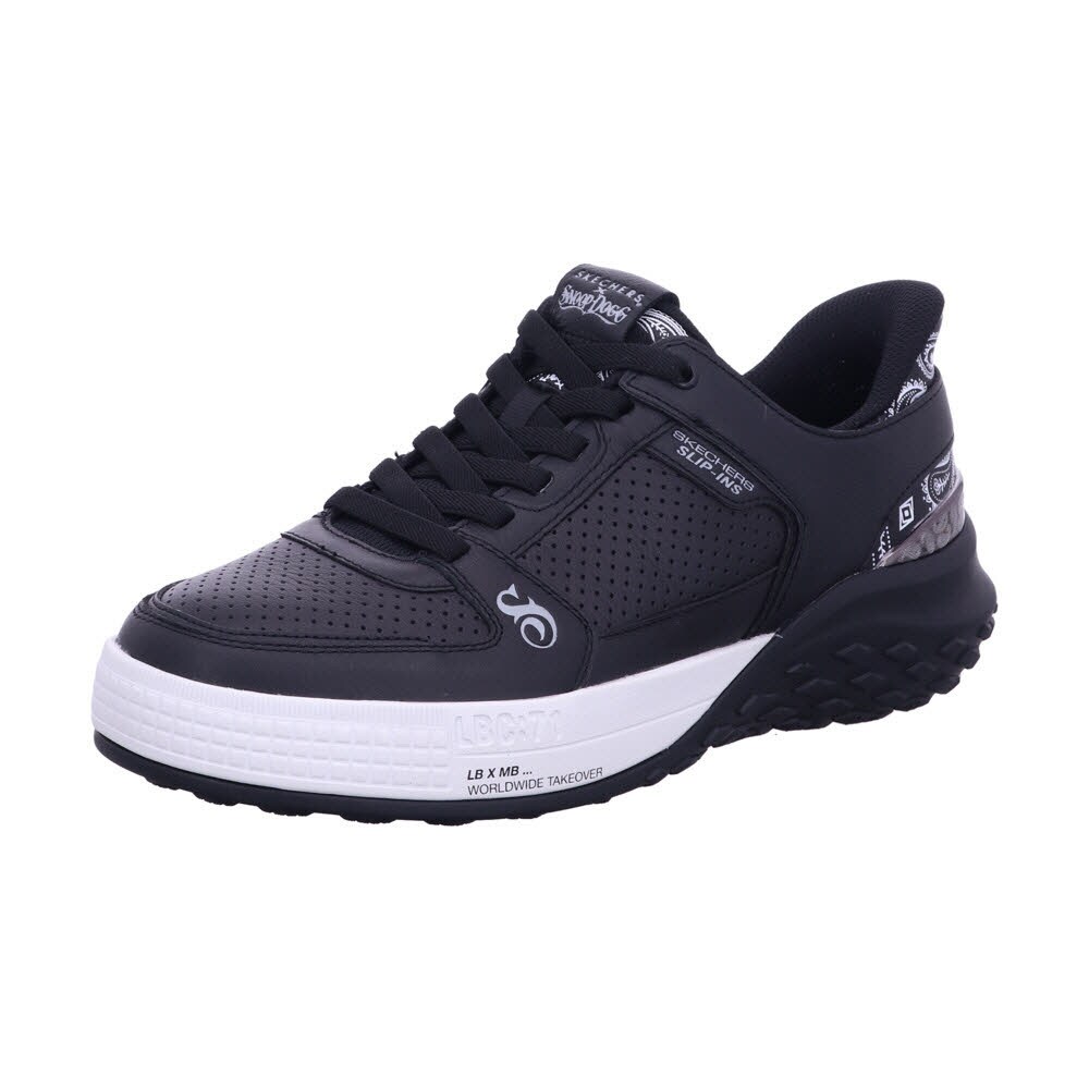 Skechers 251170 BLK SIZZLE - SNOOP SIZZLE TOKE SLIP-INS Schwarz Shoes Gr. 44 
