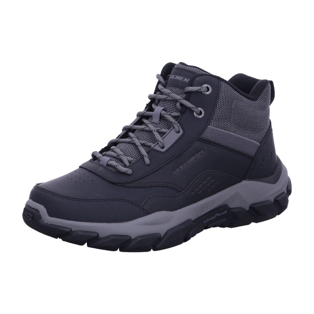 Skechers 205587 BLK SANTORO - HOPKINS Schwarz Boot Gr. 42 