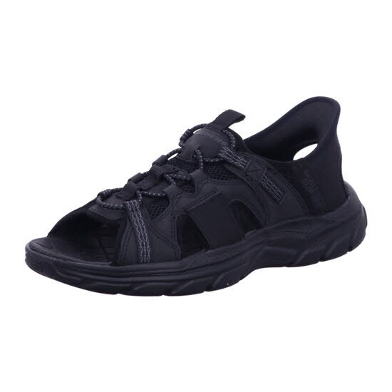 Skechers 205181 BLK REVOLTED SS - MERRICK Schwarz Sandal Gr. 42 