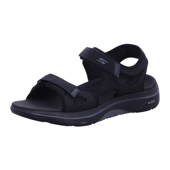Skechers 229309 BBK GO WALK ARCH FIT 2.0 SAND - CAPISTRANO Schwarz Sandal Gr. 42 