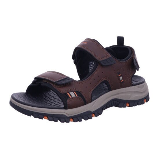 Skechers 205139 BRBK PREWITT - RIGDON Braun Sandal Gr. 47 