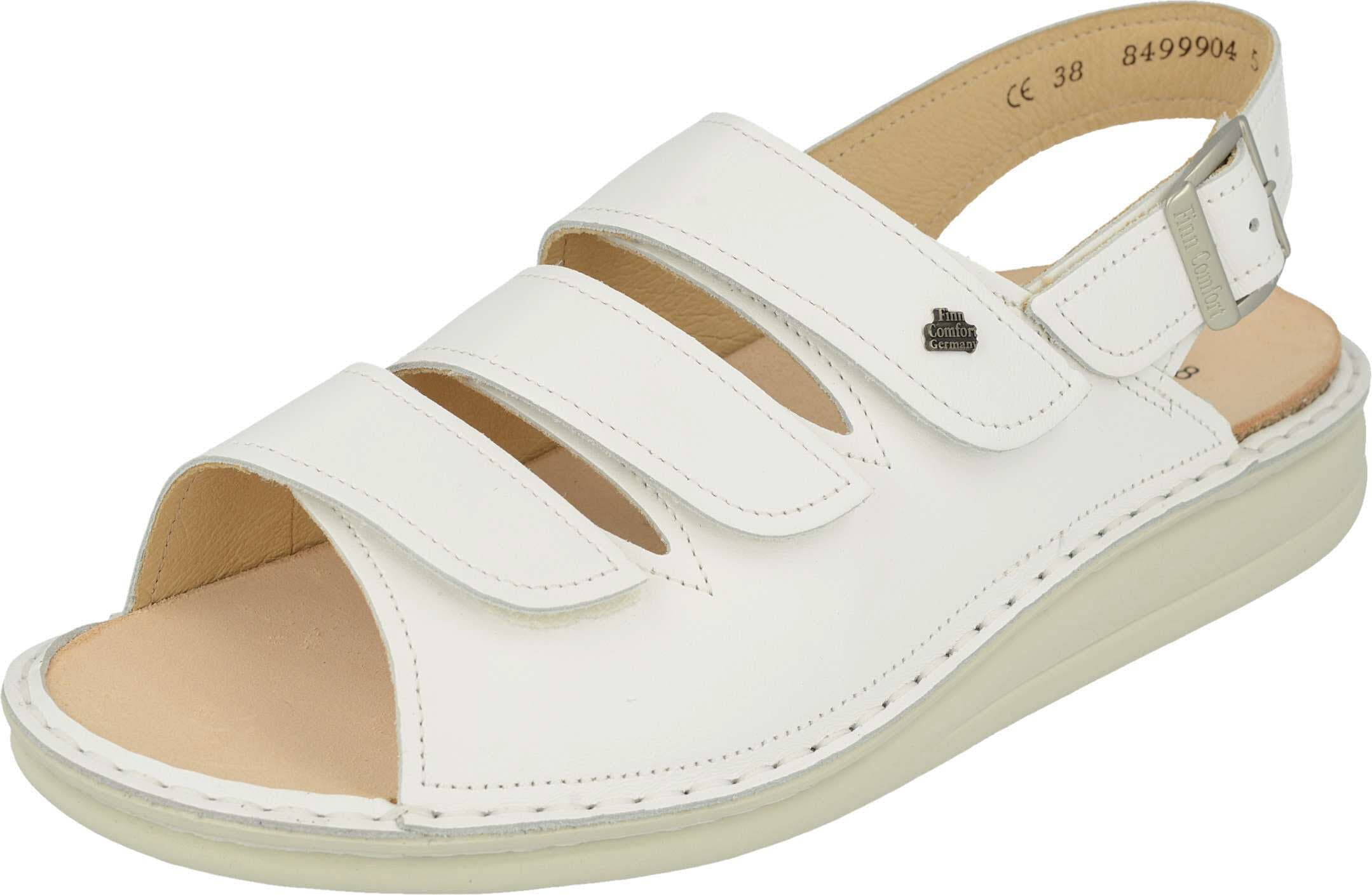 Finn Comfort 02509 001000 SYLT Wei&szlig; Sandal Gr. 42 
