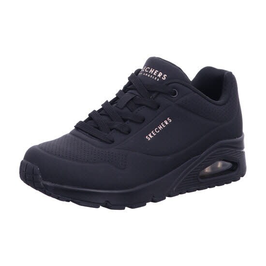 Skechers 73690 BBK UNO - STAND ON AIR Schwarz Shoes Gr. 38 
