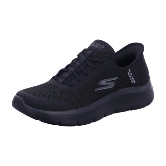 Skechers 124836 BBK GO WALK FLEX - GRAND ENTRY Schwarz Shoes Gr. 40 