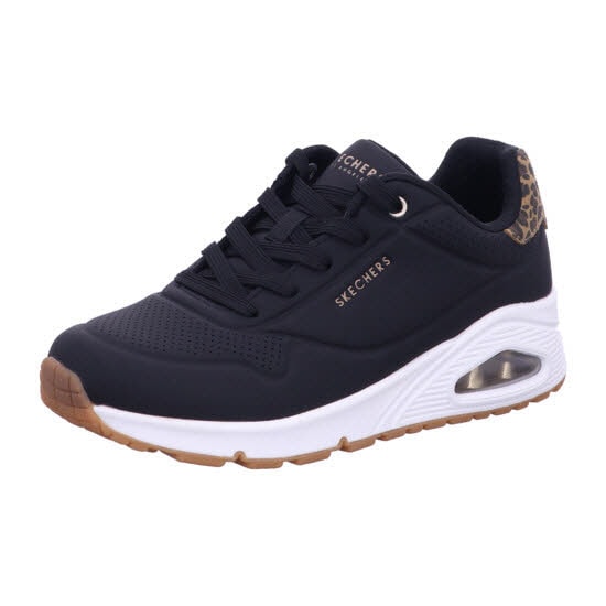 Skechers 177093 BKLD UNO - JUNGLE NITE Schwarz Shoes Gr. 37 