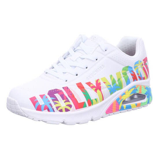 Skechers 177995 WMLT UNO - ONE FOR STARS! Wei&szlig; Shoes Gr. 37 