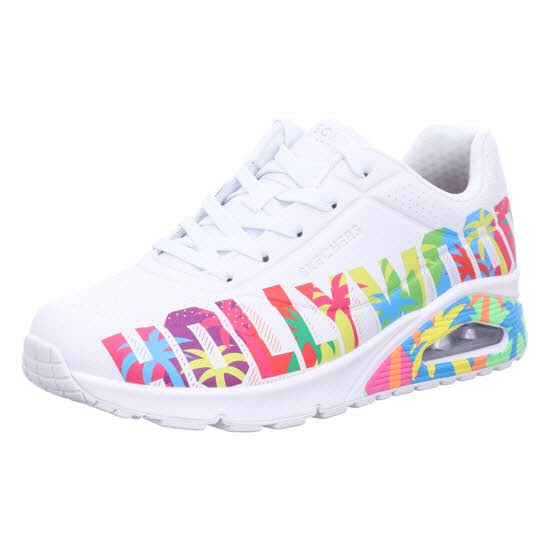 Skechers 177995 WMLT UNO - ONE FOR STARS! Wei&szlig; Shoes Gr. 38 