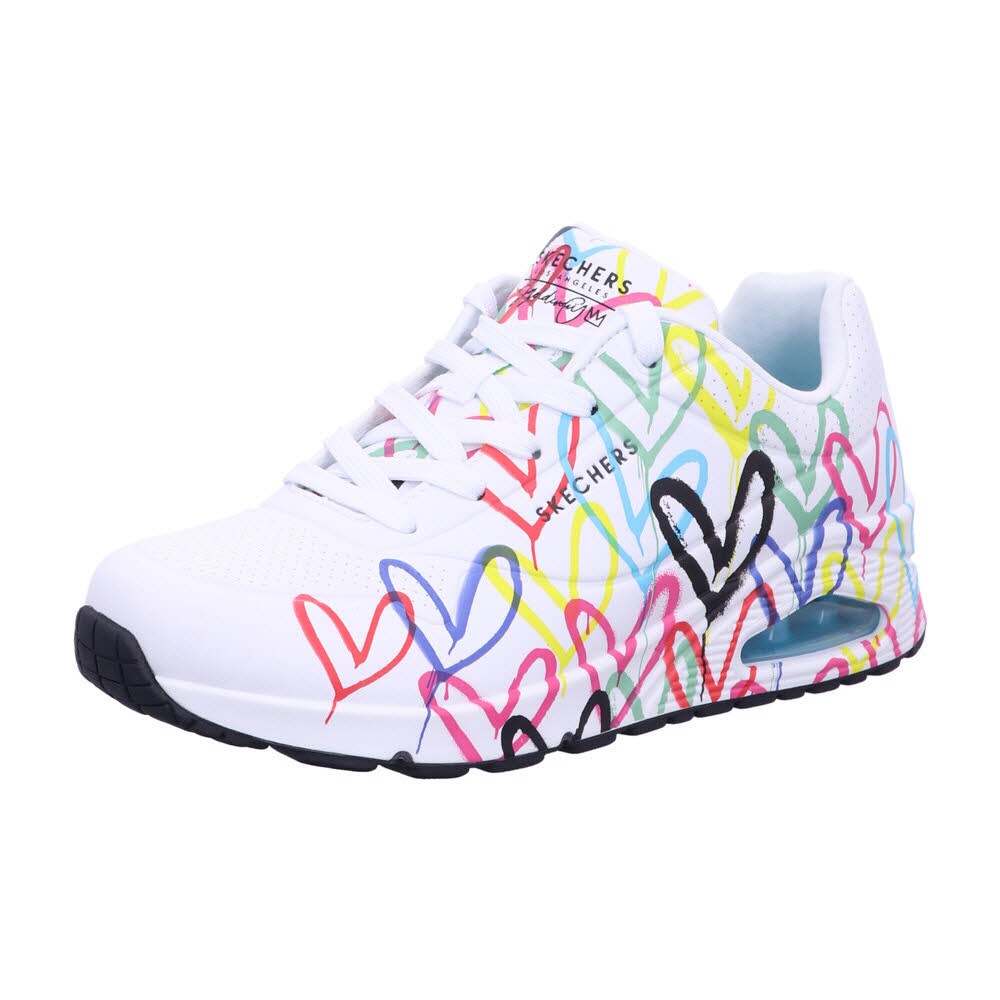 Skechers 155507 WMLT UNO - SPREAD THE LOVE Wei&szlig; Shoes Gr. 38 