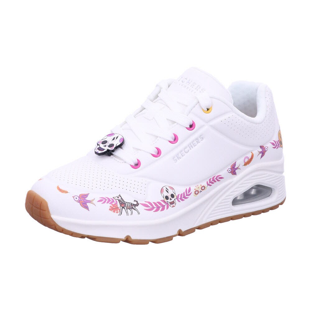 Skechers 155437 WMLT UNO - ENTRE LA VIDA Y M&Aacute;S ALL&Aacute; Wei&szlig; Shoes Gr. 36 