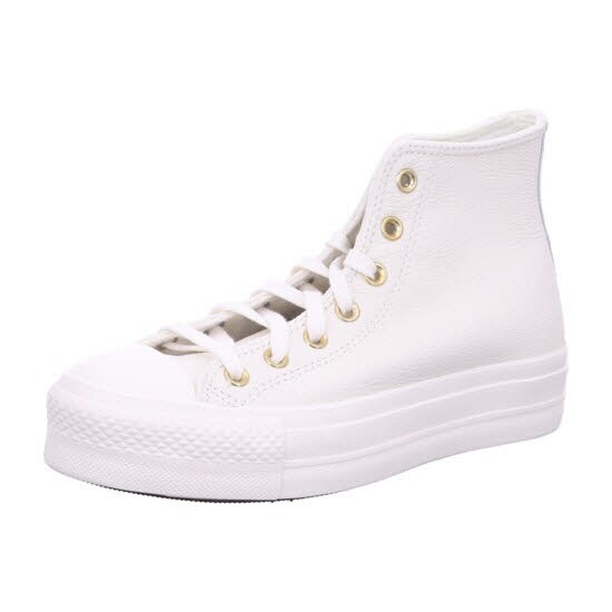 Converse A12764C 286 CTAS LIFT HI EGRET/EGRET/GOLD Beige Shoes Gr. 38 