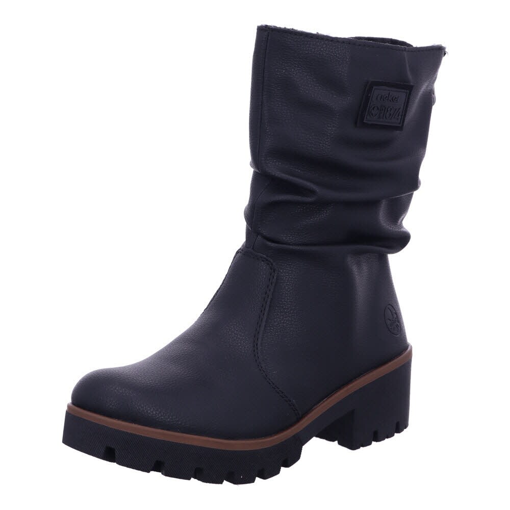 Rieker 79260 00 HWK Damen Stiefel Schwarz Boot Gr. 37 