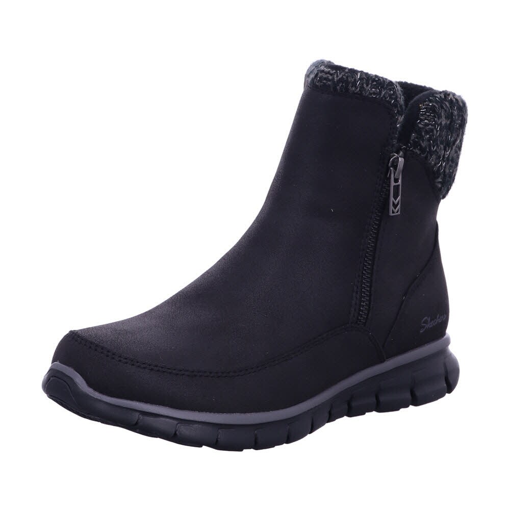 Skechers 167941 BBK SYNERGY - LOVELY COLLAB Schwarz Boot Gr. 38 