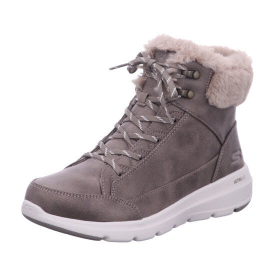 Skechers 144178 DKTP GLACIAL ULTRA - COZYLY Braun Boot Gr. 39 