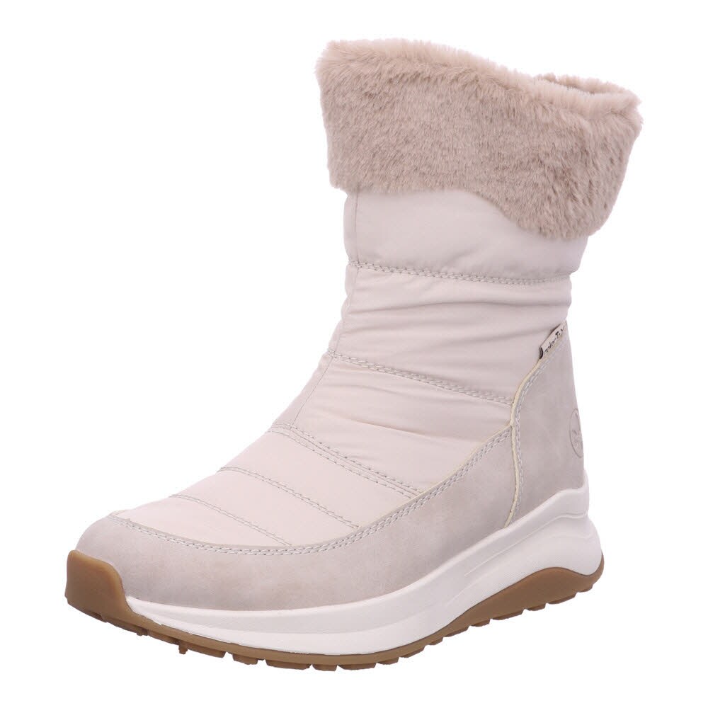 Rieker Z0983-60 HWK Damen Stiefel Beige Boot Gr. 39 