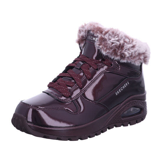 Skechers 168126 BURG UNO RUGGED - FIESTY WINTER Rot Boot Gr. 39 