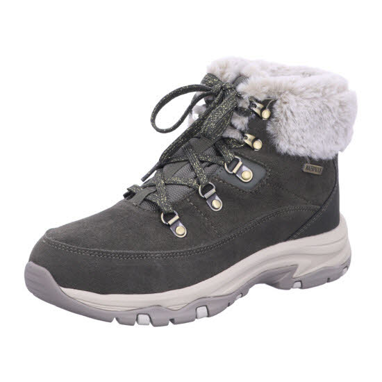 Skechers 167882 OLV TREGO - SNOW WORRIES Gr&uuml;n Boot Gr. 37 