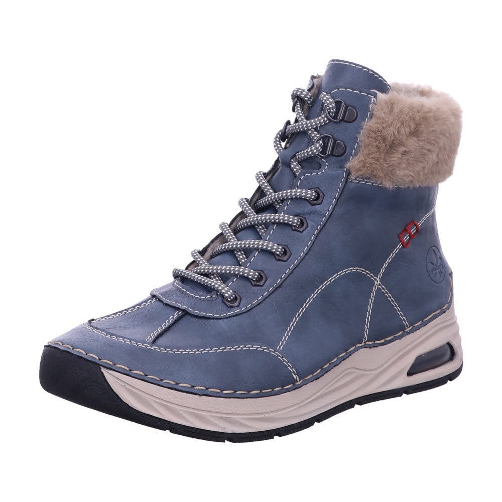 Rieker 44530 14 Blau Boot Gr. 36 