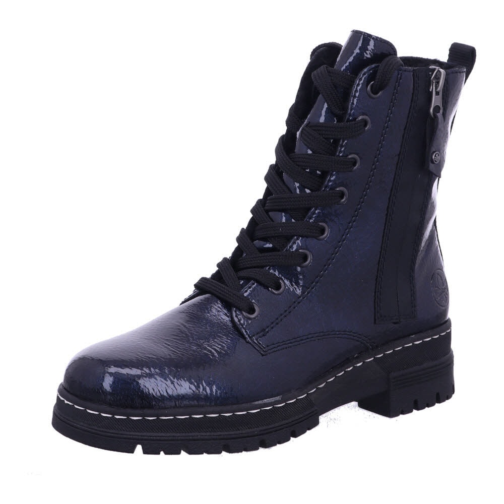 Rieker 73821 14 Blau Boot Gr. 38 