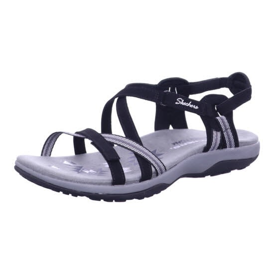 Skechers 163115 REGGAE SLIM - SUN ARRAY Schwarz Sandal Gr. 36 