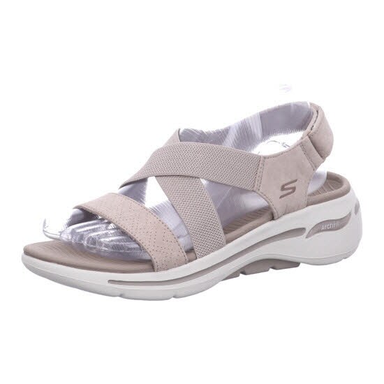 Skechers 140257 TPE GO WALK ARCH FIT - TREASURED Beige Sandal Gr. 41 