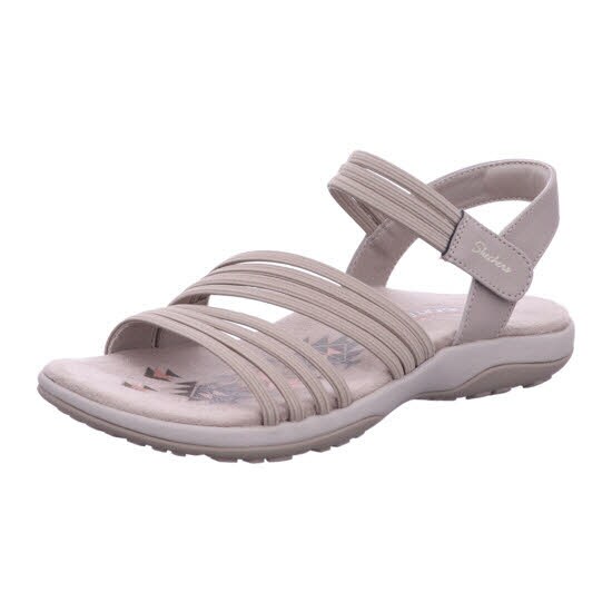 Skechers 163573 TPE REGGAE SLIM - COFFEE RUN Beige Sandal Gr. 41 