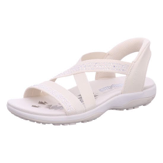 Skechers 163574 NAT REGGAE SLIM - SUMMER SPARKLE Beige Sandal Gr. 39 
