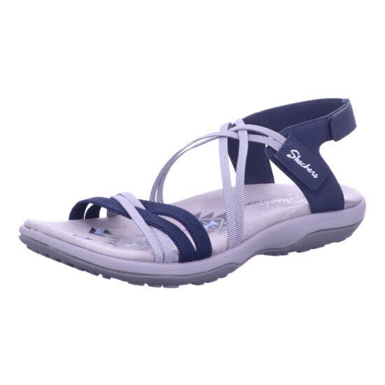 Skechers 163112 NVY REGGAE SLIM - TAKES TWO Blau Sandal Gr. 41 