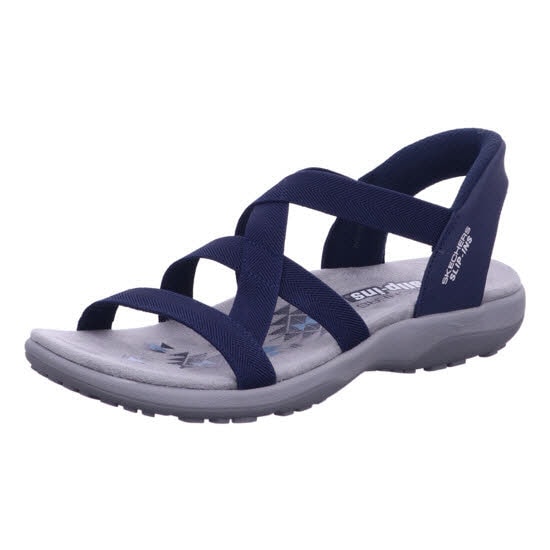 Skechers 163460 NVY REGGAE SLIM - STRETCH FLEX Blau Sandal Gr. 38 