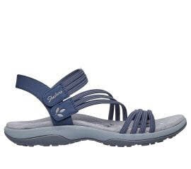 Skechers 163573 NVY REGGAE SLIM - COFFEE RUN Blau Sandal Gr. 38 
