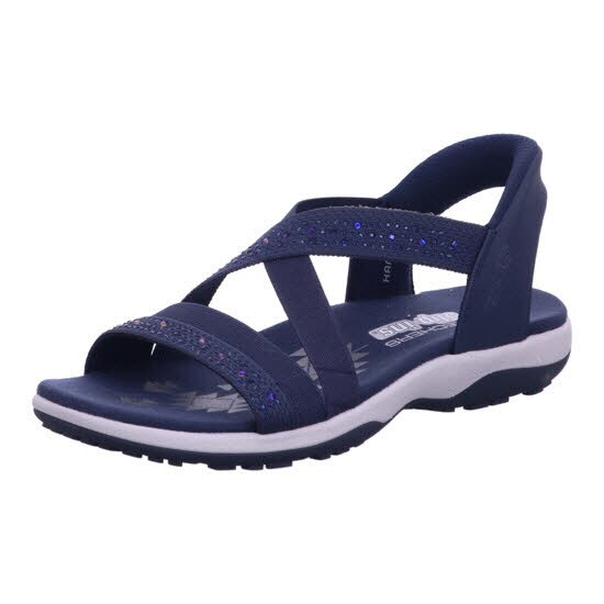 Skechers 163574 NVY REGGAE SLIM - SUMMER SPARKLE Blau Sandal Gr. 38 