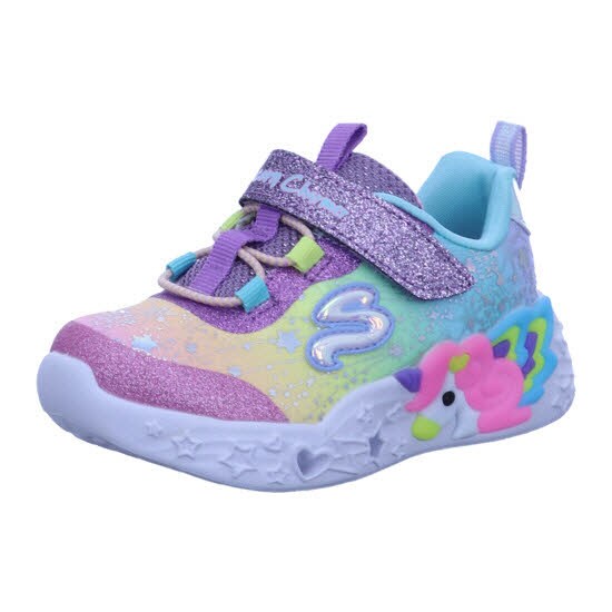 Skechers 302681N-PRMT UNICORN CHARMER - TWILIGHT DRE Bunt Shoes Gr. 21 