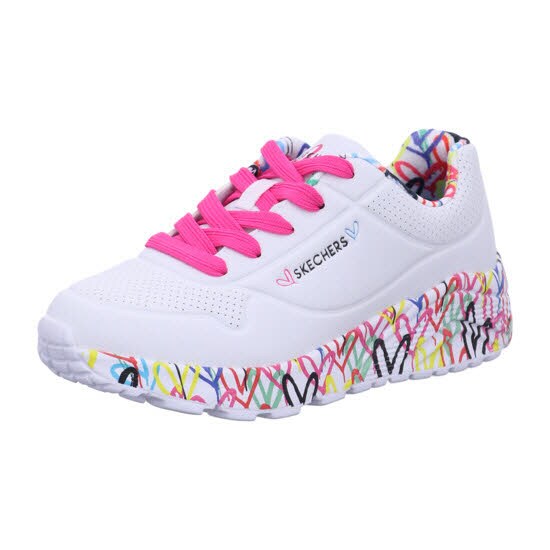 Skechers 314976L WMLT UNO LITE - LOVELY LUV Wei&szlig; Shoes Gr. 32 