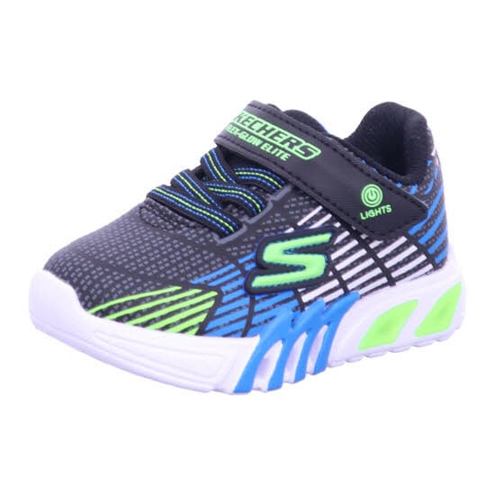 Skechers 400135N FLEX-GLOW ELITE - Schwarz Shoes Gr. 21 