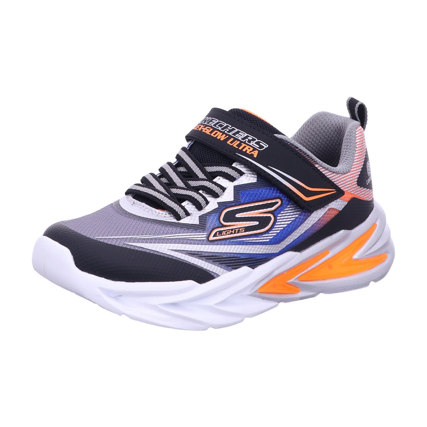 Skechers 400139L BKSL FLEX-GLOW ULTRA - Schwarz Shoes Gr. 33 