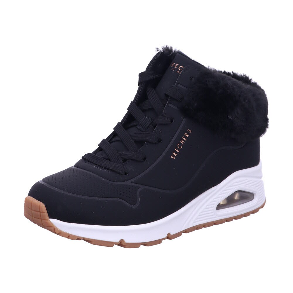 Skechers 310539L BLK UNO - FALL AIR Schwarz Boot Gr. 32 