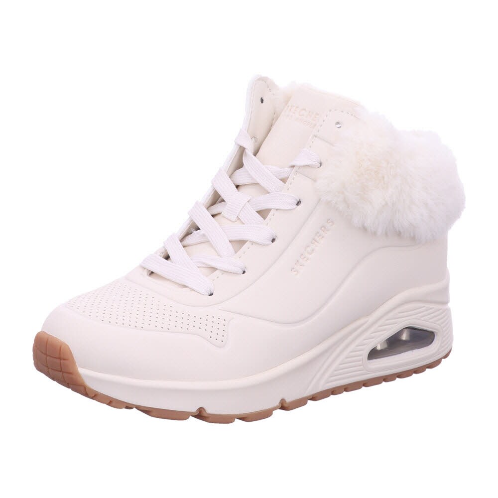 Skechers 310539L NAT UNO - FALL AIR Wei&szlig; Boot Gr. 32 