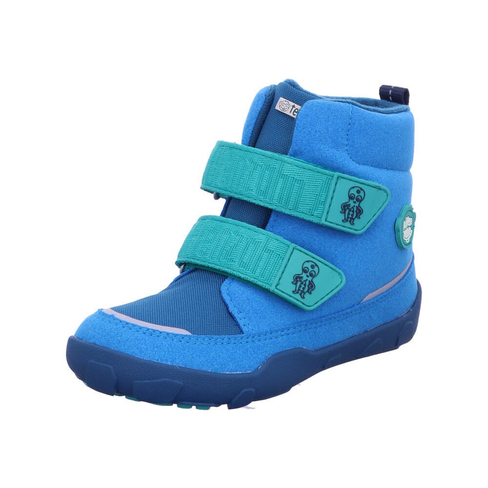 Affenzahn 01249-30004 Comfy Oktopus Blau Boot Gr. 21 