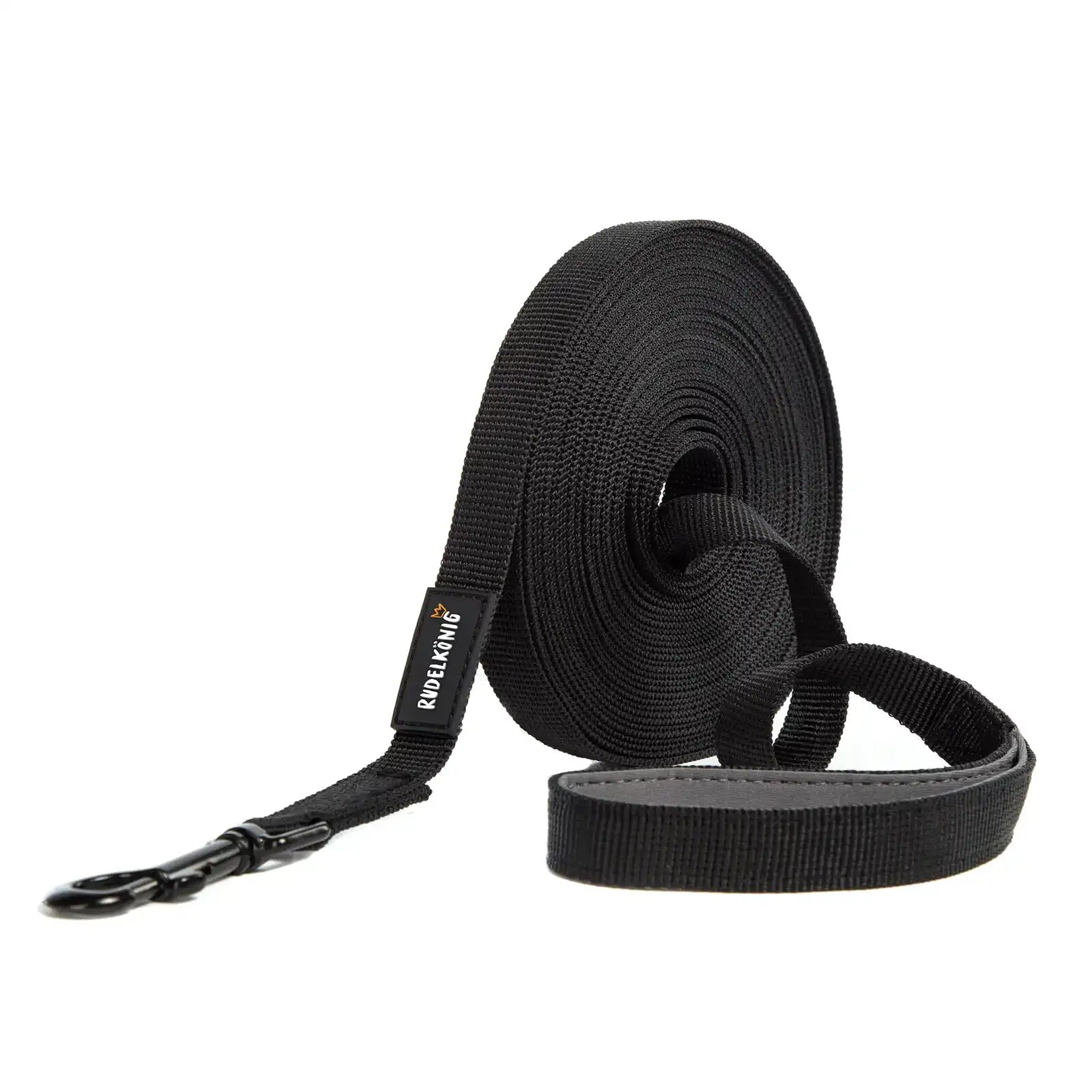 Schleppleine 10m schwarz Hundeleine Trainingsleine Hund robust langlebig verstellbar Outdoor Gassi