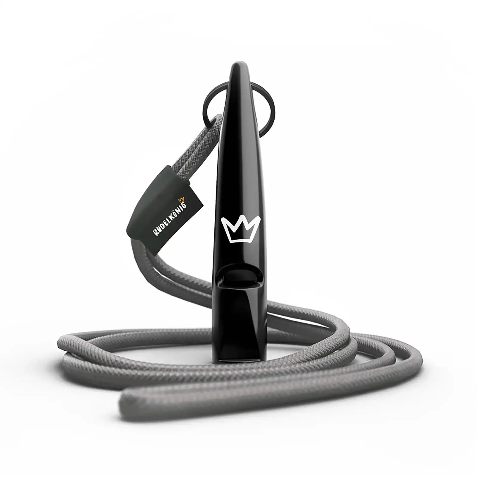 Rudelk&ouml;nig Hundepfeife Schwarz Signalpfeife Trainingspfeife f&uuml;r Hunde robust pr&auml;ziser Ton Hundetraining 