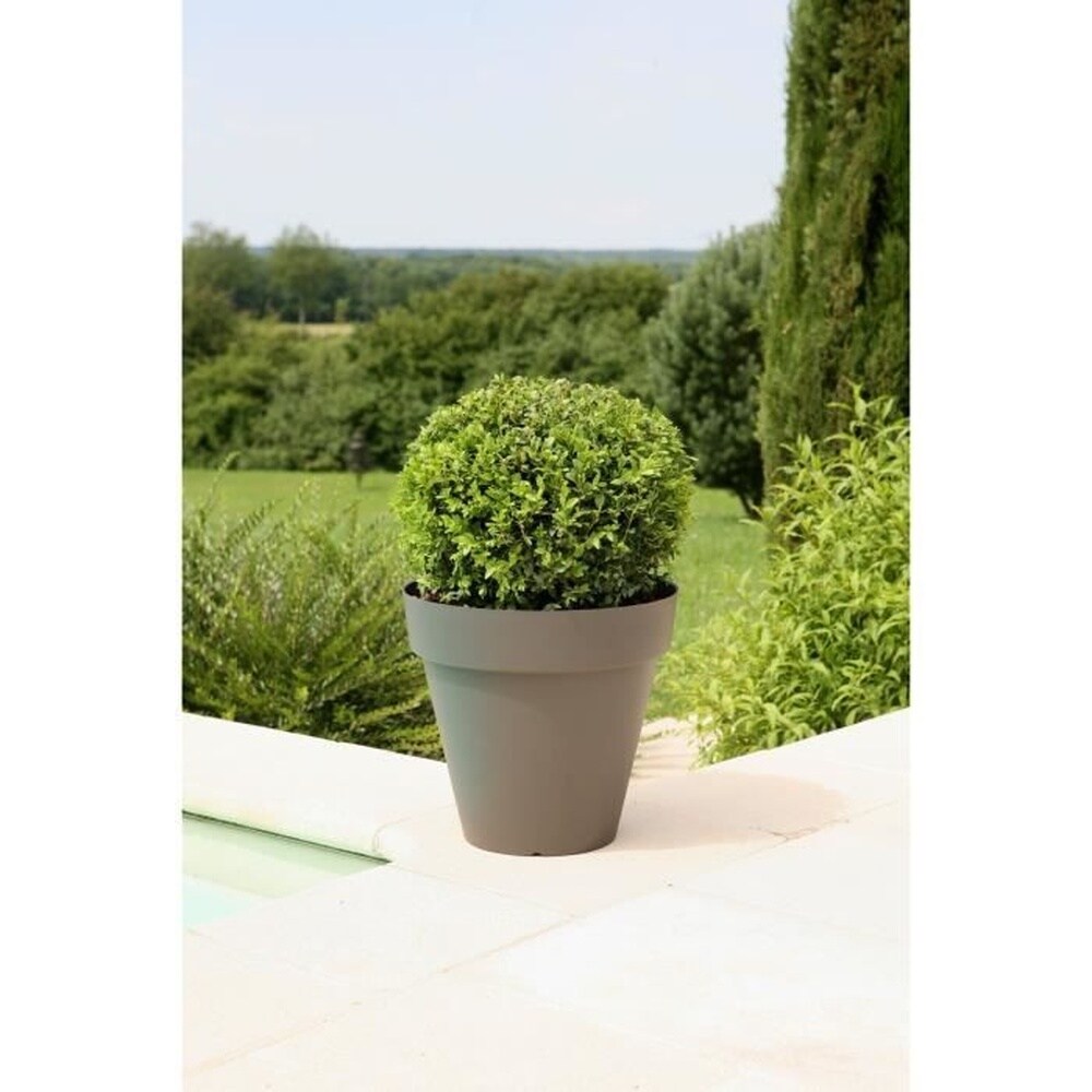 RIVIERA SOLEILLA BLUMENTOPF - RUND - Ø 60 x 53,6 cm - Glitzergrau