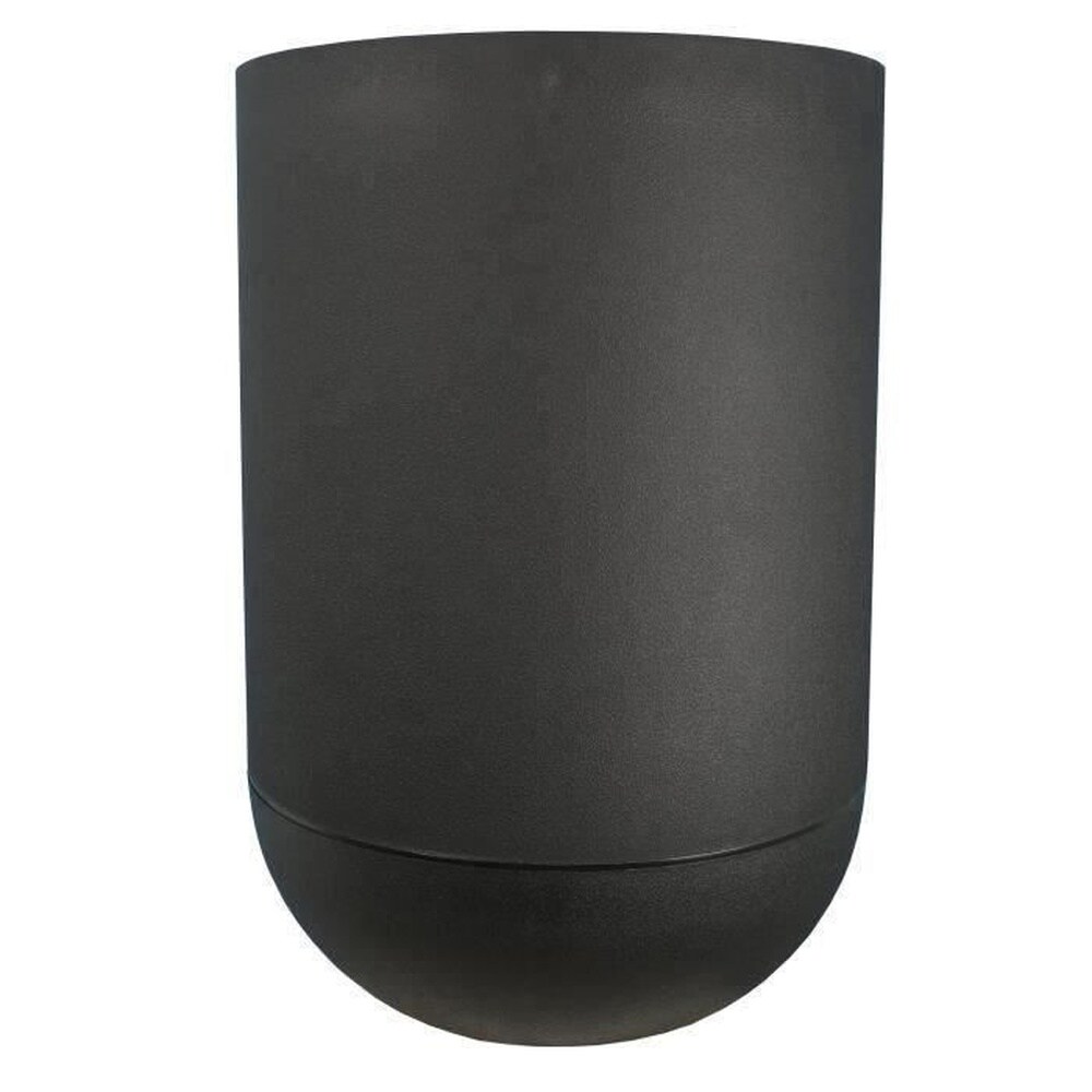 RIVIERA GRANIT TULIP runder Blumenkasten - Kunststoff - Durchmesser 50 cm - Schwarz