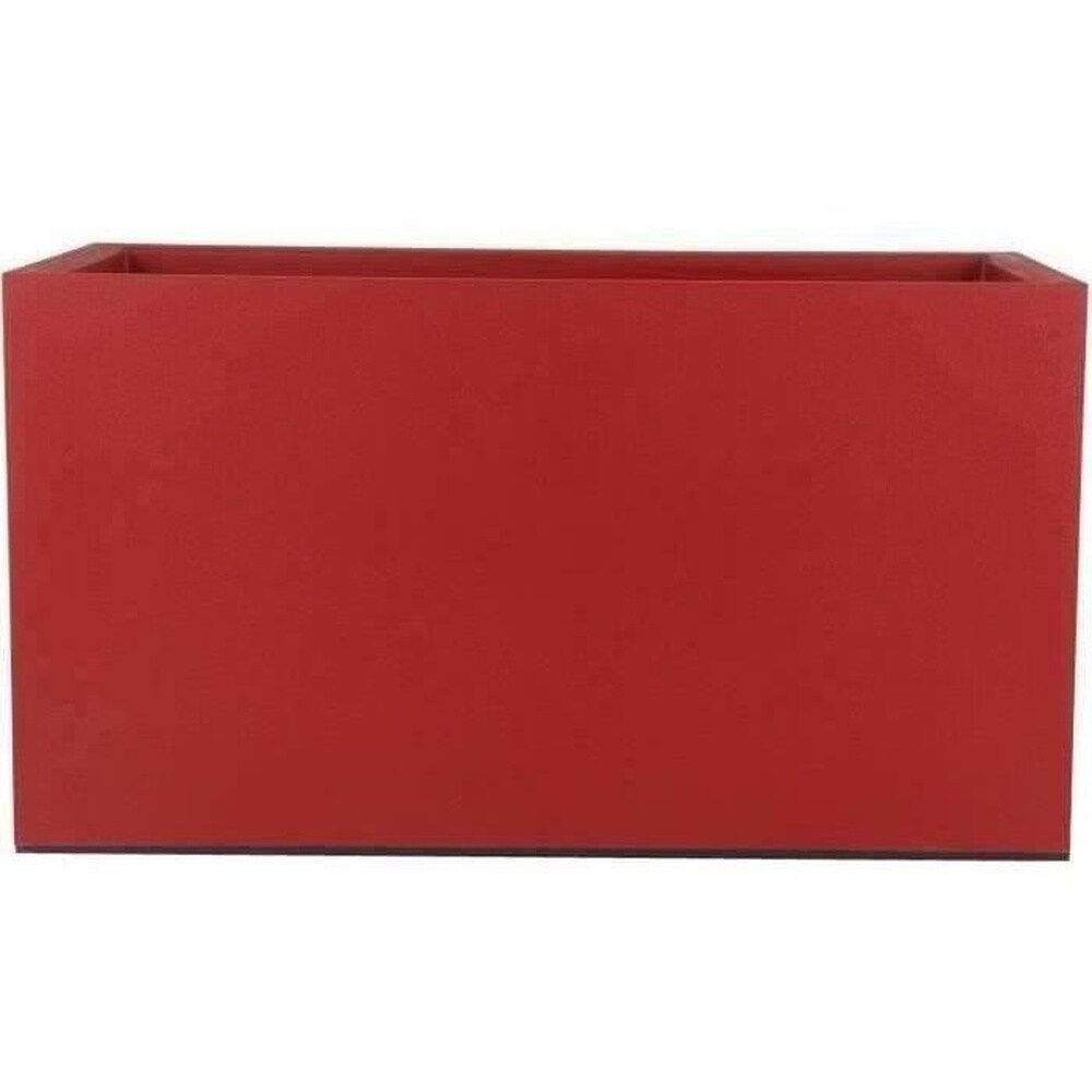 Blumenkübel aus Granit – 60 x 30 cm – rot