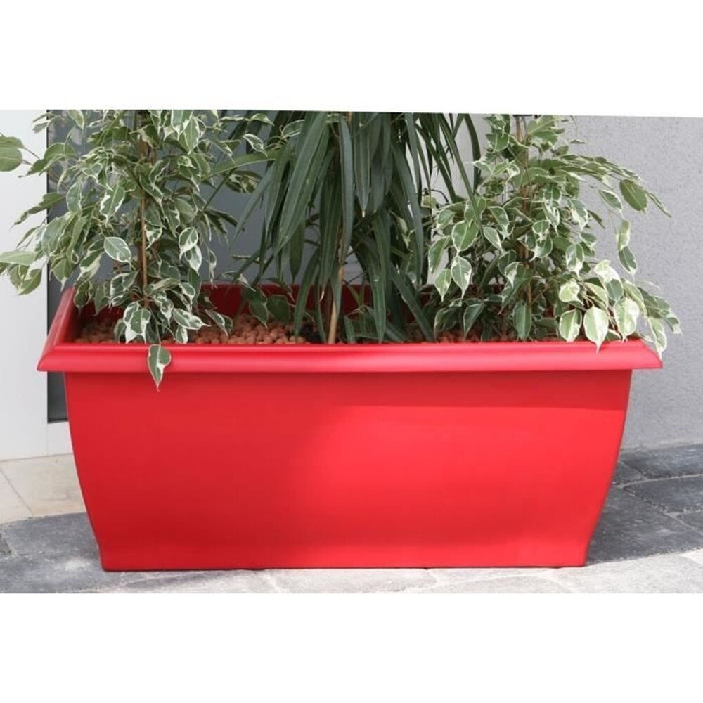 Riviera Jardiniere Evolution – 80 x 40 x H 32 cm –  – Rot